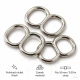 10 mm / 0.39 in Zamak Mayo Model Double-Loop Bra Strap Slider PIR711010Z