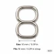 10 mm / 0.39 in Zamak Mayo Model Double-Loop Bra Strap Slider PIR711010Z