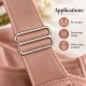 25 mm / 0.98 in Zamak Wide-Body Bra Strap Slider PIR712025Z