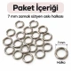7 mm / 0.28 in Zamak Bra Strap Ring PIR720007Z