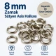 8 mm Zamak Bra Strap Ring PIR720008Z