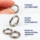 8 mm Zamak Bra Strap Ring PIR720008Z