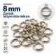 8 mm Zamak Bra Strap Ring PIR720008Z