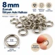 8 mm Zamak Bra Strap Ring PIR720008Z