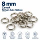 8 mm Zamak Bra Strap Ring PIR720008Z