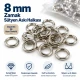 8 mm Zamak Bra Strap Ring PIR720008Z