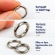 8 mm Zamak Bra Strap Ring PIR720008Z