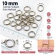 10 mm / 0.39 in Zamak Bra Strap Ring PIR720010Z