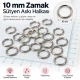 10 mm / 0.39 in Zamak Bra Strap Ring PIR720010Z