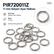 11 mm Zamak Sütyen Askı Halkası PIR720011Z