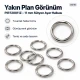 11 mm Zamak Sütyen Askı Halkası PIR720011Z