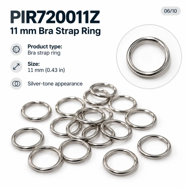 11 mm Zamak Sütyen Askı Halkası PIR720011Z