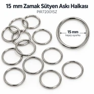 15 mm / 0.59 in Zamak Bra Strap Ring PIR720015Z