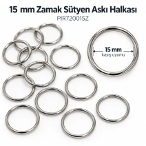15 mm Zamak Sütyen Askı Halkası PIR720015Z
