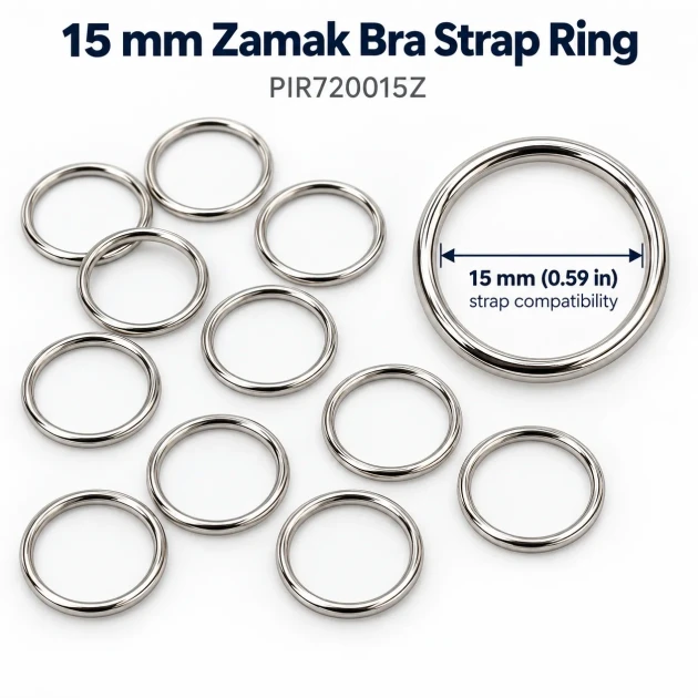 15 mm Zamak Sütyen Askı Halkası PIR720015Z