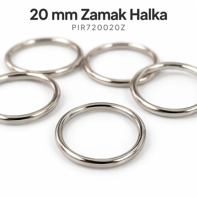 20 mm / 0.79 in Zamak Bra Strap Ring PIR720020Z