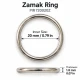 20 mm / 0.79 in Zamak Bra Strap Ring PIR720020Z
