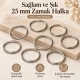 25 mm / 0.98 in Zamak Bra Strap Ring PIR720025Z