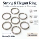 25 mm / 0.98 in Zamak Bra Strap Ring PIR720025Z