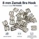 8 mm Zamak Bra Strap Hook PIR750008Z