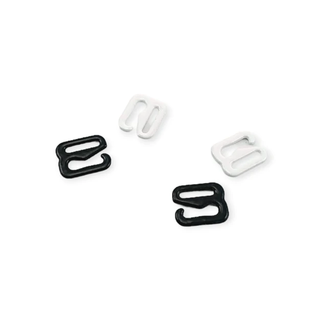 9 mm Nylon-Coated Metal Bra Hook (0.35 inches) PIR750009