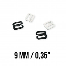 9 mm Nylon-Coated Metal Bra Hook (0.35 inches) PIR750009 9 mm Nylon-Coated Metal Bra Hook (0.35 inches) PIR750009