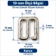 10 mm / 0.39 in Zamak Bra Strap Hook PIR750010Z