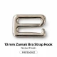 10 mm / 0.39 in Zamak Bra Strap Hook PIR750010Z