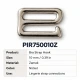 10 mm / 0.39 in Zamak Bra Strap Hook PIR750010Z