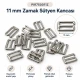 11 mm Zamak Sütyen Kancası PIR750011Z
