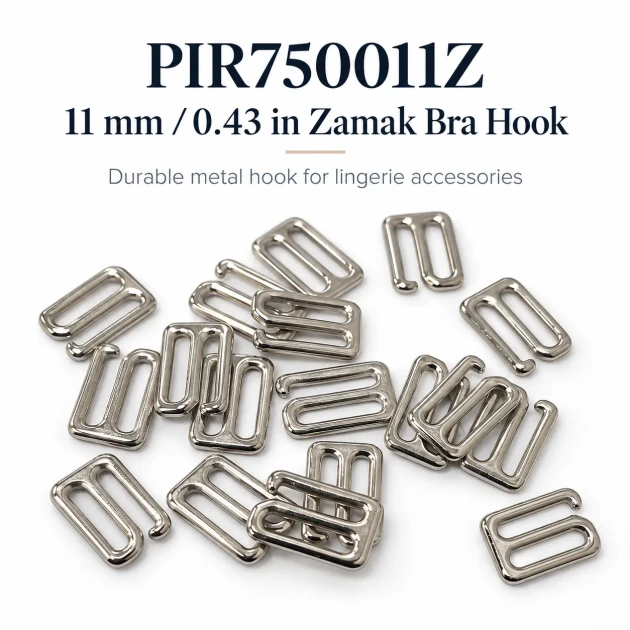 11 mm Zamak Sütyen Kancası PIR750011Z