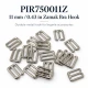 11 mm Zamak Sütyen Kancası PIR750011Z