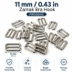 11 mm Zamak Sütyen Kancası PIR750011Z