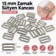 15 mm / 0.59 in Zamak Bra Strap Hook PIR750015Z