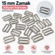 15 mm / 0.59 in Zamak Bra Strap Hook PIR750015Z