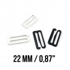 22 mm (0.87 inch) Bra Hook - Metal Nylon Coated PIR750022 22 mm (0.87 inch) Bra Hook - Metal Nylon Coated PIR750022