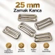 25 mm / 0.98 in Zamak Bra Strap Hook PIR750025Z