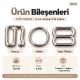 8 mm Zamak Bra Strap Slider, Ring and Hook 3-Piece Set PIR770008Z