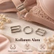10 mm / 0.39 in Zamak Bra Strap Slider, Ring and Hook 3-Piece Set PIR770010Z