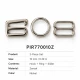 10 mm / 0.39 in Zamak Bra Strap Slider, Ring and Hook 3-Piece Set PIR770010Z