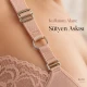 10 mm / 0.39 in Zamak Mayo Model Double-Loop Bra Strap Slider, Ring and Hook 3-Piece Set PIR771010Z