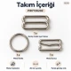 20 mm / 0.79 in Zamak Wide-Body Bra Strap Slider, Ring and Hook 3-Piece Set PIR772020Z