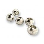 Cord End Inlet 3 mm  - 0,12" for Clothing Patterned Metal Bead Shape PBB001