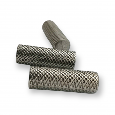 Metal Tie Ends Cup Length 2.5 cm Inlet 6.5 mm - 0,25" Cord End Honeycomb Patterned PBB0013