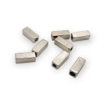 Cord Hole Entry 3.5 mm - 0,10" Cord End Cube Shape 7 x 12 mm PBB0017