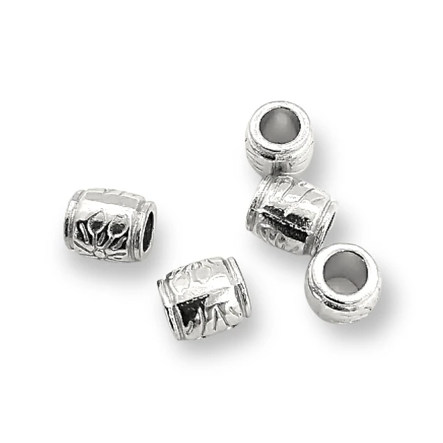 Giriş 5 mm Bağucu  Desenli Metal Silindir Şekil boy 9 mm PBB008