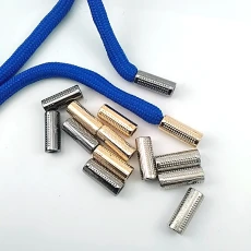 Mosaic Pattern Metal Cord End 18 mm – 4 mm Cord Entry PBB005