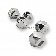 Cord End Inlet 5 mm Cubic Bead Shape length 9 mm PBB006