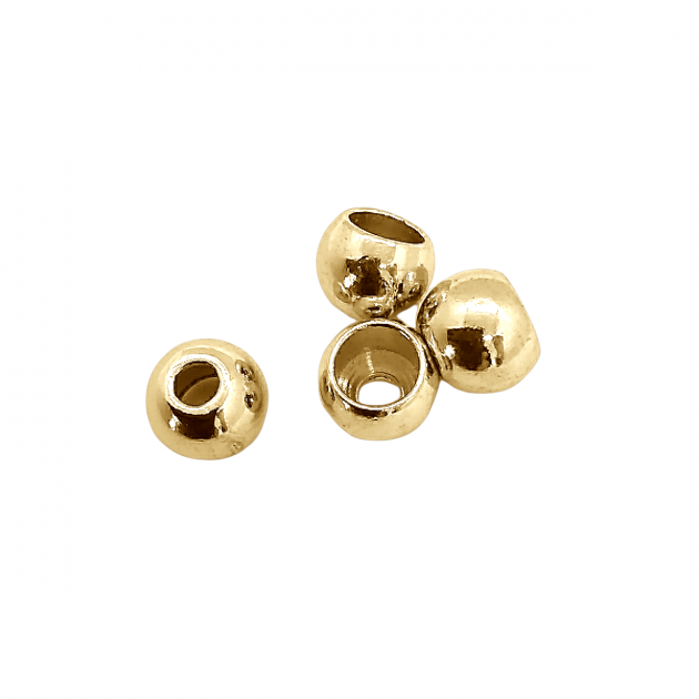 Cord End Inlet 4 mm Spherical Shape Bead Connector length 8 mm PBB007