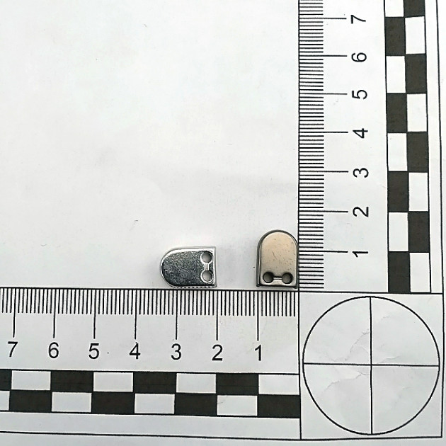 Cord End 8 mm x 3 mm Sewing Cord End Cup Inlet 8 mm x 3 mm PBB010